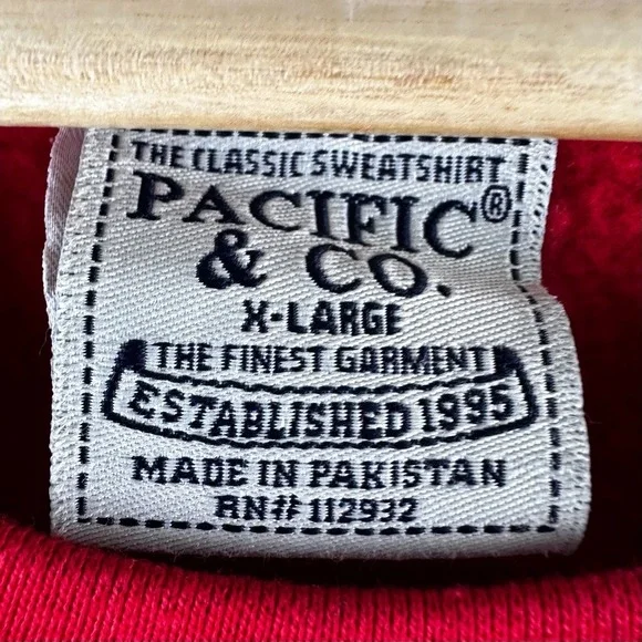 ❤️ Heart Print Sweatshirt Women's XL Red White Maximalist Dopamine Love‎ - Picture 13 of 16